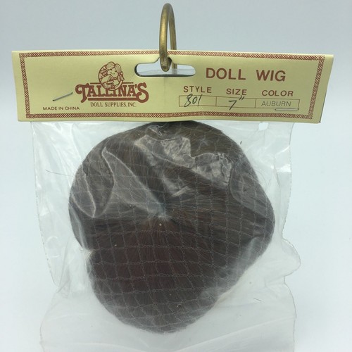 Tallinas doll wig vintage new - doll,